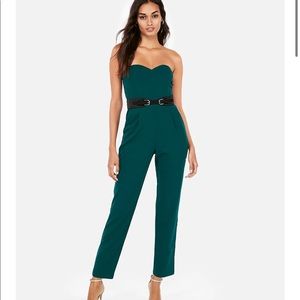 Strapless Sweetheart Neckline Jumpsuit by Express